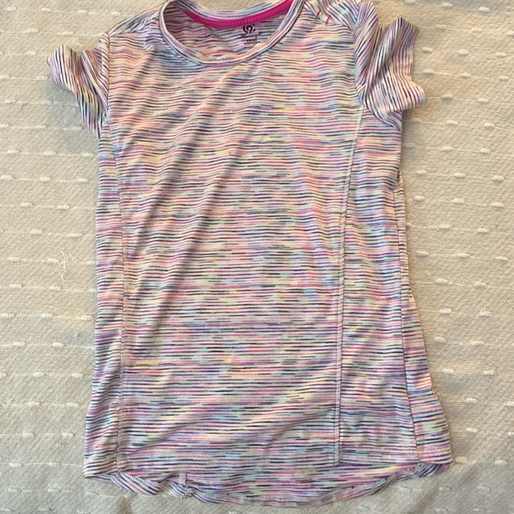 Girls Champion Multicolored Athletic tee. Size 6